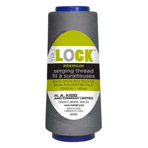 TRULOCK Premium fil pour surjeter 1500m - gris foncé #1005337