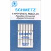 Aiguilles universelles SCHMETZ #1709 - 80/12 - 5 unités