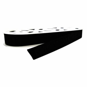 UNIQUE Élastique tissé pour ceinture 25mm (1") - noir