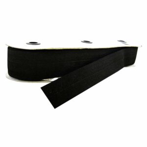 UNIQUE Élastique ceinture 38mm (1-1/2") - noir