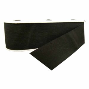 UNIQUE Élastique ceinture 75mm (3") - noir