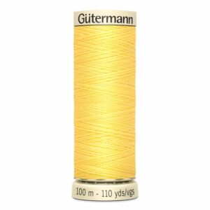 Fil Polyester Gutermann 100m - zeste de citron #807