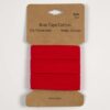 Biais de coton 20mm X 3 mètres - Rouge