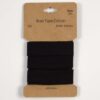 Biais de coton 20mm X 3 mètres - Noir