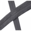 Biais élastique (fold over) 20mm - Gris