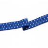 Biais élastique (fold over) Cœurs 25mm - Cobalt