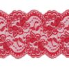 Dentelle élastique 100mm - Rouge