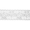 Dentelle élastique 30mm - Blanc