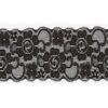 Dentelle élastique 50mm - Noir