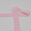 Biais élastique (fold over) mat 20mm - Rose bébé