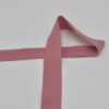 Biais élastique (fold over) mat 20mm - Vieux Rose