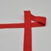 Biais élastique (fold over) mat 20mm - Rouge