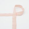 Biais élastique (fold over) mat 20mm - Rose poudre