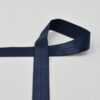 Biais élastique soyeux (fold over) 20mm - Marine