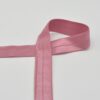 Biais élastique soyeux (fold over) 20mm - Vieux rose
