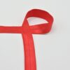 Biais élastique soyeux (fold over) 20mm - Rouge