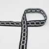 Ruban élastique 25mm (waist band) - Chaine argent