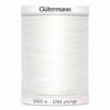 Fil polyester GUTERMANN MCT 1000m - nouveau blanc #20