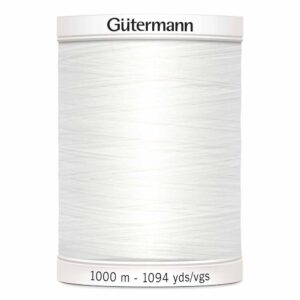 Fil polyester GUTERMANN MCT 1000m - nouveau blanc #20