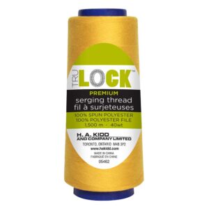 TRULOCK Premium fil pour surjeter 1500m - Jaune fonçé #1005855