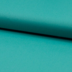 Popeline unie - Turquoise