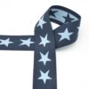 Ruban élastique 40mm (waist band) ETOILES - Marine