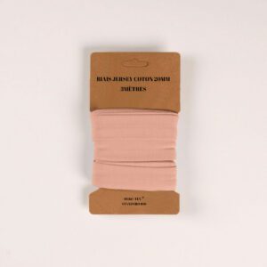 Biais de jersey 20mm X 3 mètres - Poudre