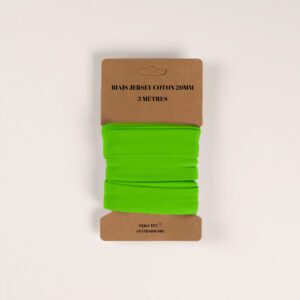 Biais de jersey 20mm X 3 mètres - Lime