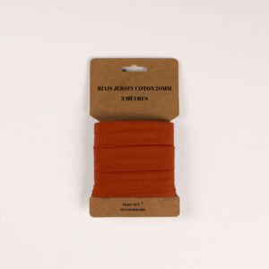 Biais de jersey 20mm X 3 mètres - Terra