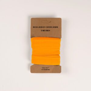 Biais de jersey 20mm X 3 mètres - Jaune