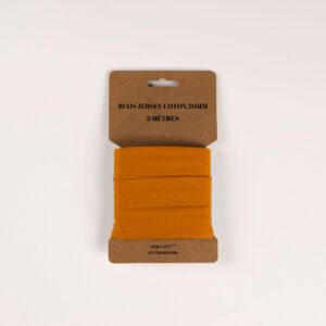 Biais de jersey 20mm X 3 mètres - Ocre