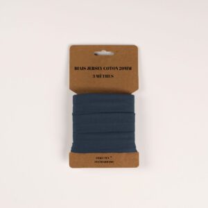 Biais de jersey 20mm X 3 mètres - Denim