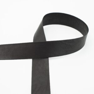 Sangle similicuir Vintage 38mm - Brun foncé