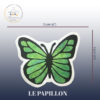 Appliqué Maman Lactée - Le papillon vert