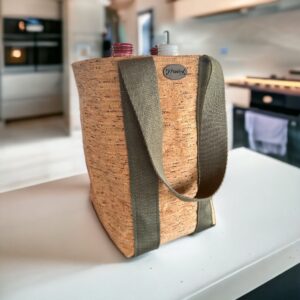 Ensemble prêts à coudre / Porte bouteilles (Sac à vin) - Liège