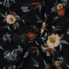 Sergé de viscose - Noirceur florale