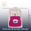Appliqué Maman Lactée - Petit ours de la Saint-Valentin