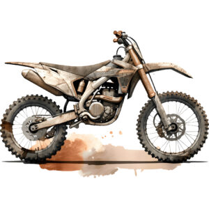Transfert DTF - Le motocross - 7" X 5"