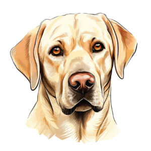 Transfert DTF - Le labrador de Vera - 5,5" X 5,5"