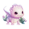 Transfert DTF -  Axolotl Miss Lili - 3,5" X 3,5"