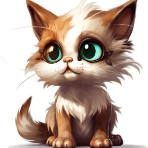 Transfert DTF - Le chat Attachant - 6" X 6"