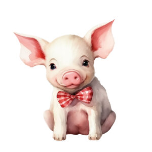 Transfert DTF - Petit cochonnet coquin - 2 formats disponibles