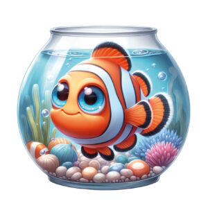 Transfert DTF -  Le poisson clown coquin - 2 formats disponibles