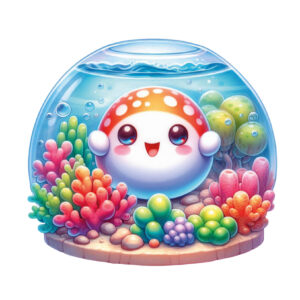 Transfert DTF -  La petite pirate sous la mer - 2 formats disponibles