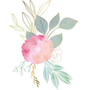 Transfert DTF - Le bouquet de douceur 2 - 7" X 7"