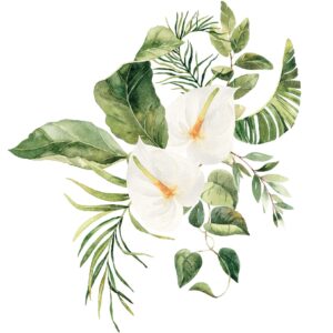 Transfert DTF - Le bouquet tropical 1 - 7" X 8"