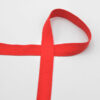 Ruban sergé (twill tape) 20mm - Rouge