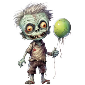 Transfert DTF - Le petit monstre d'halloween - 5" X 5"