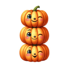 Transfert DTF - Le trio de citrouille  - 5" X 5"