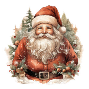 Transfert DTF - Monsieur Le Père-Noël - 6" X 6"